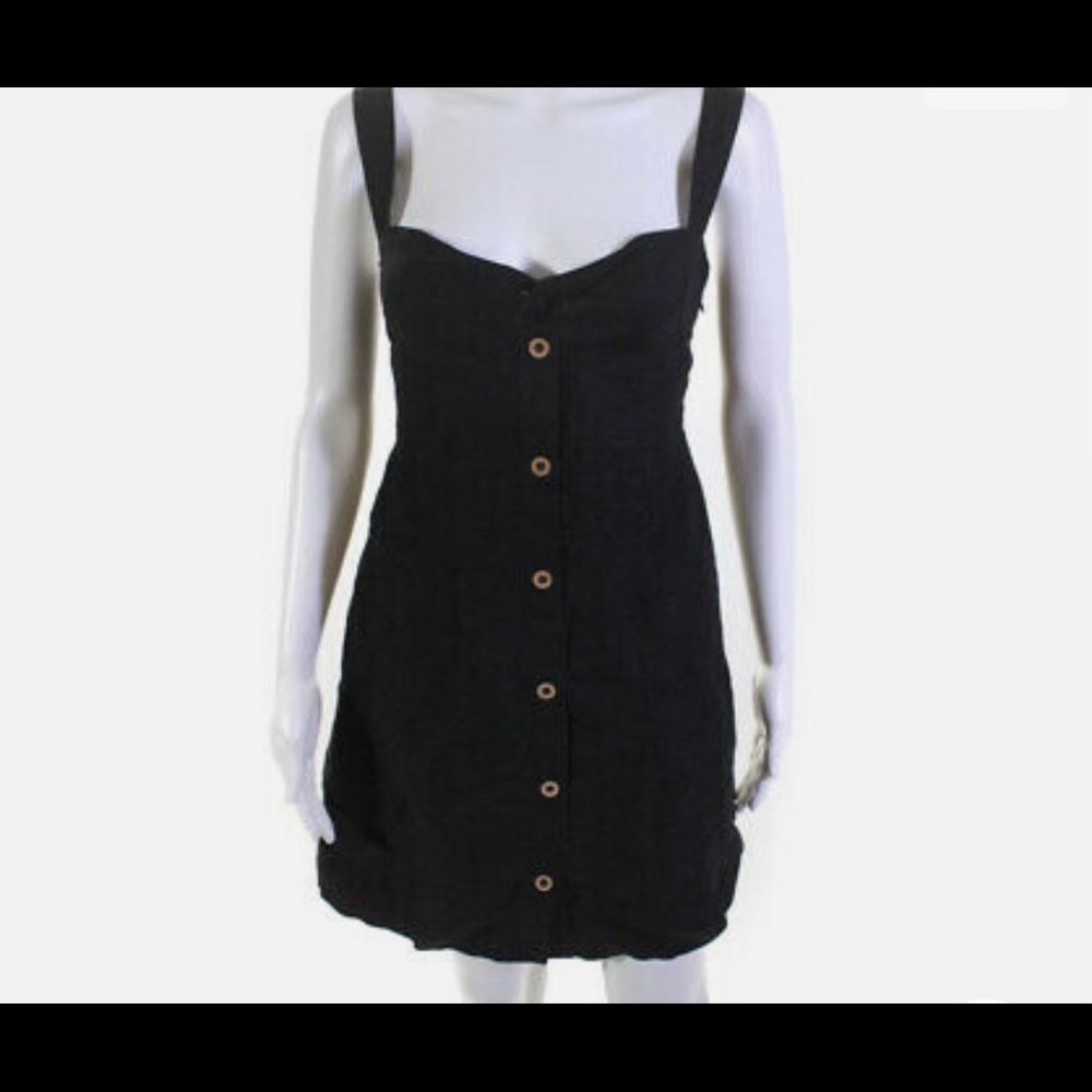 NWT Maeve Anthropologie Twist Front Linen Dress Medium